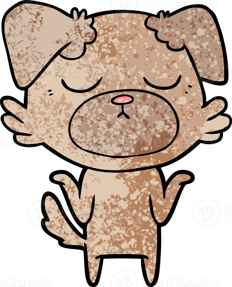 cute cartoon dog drawing png