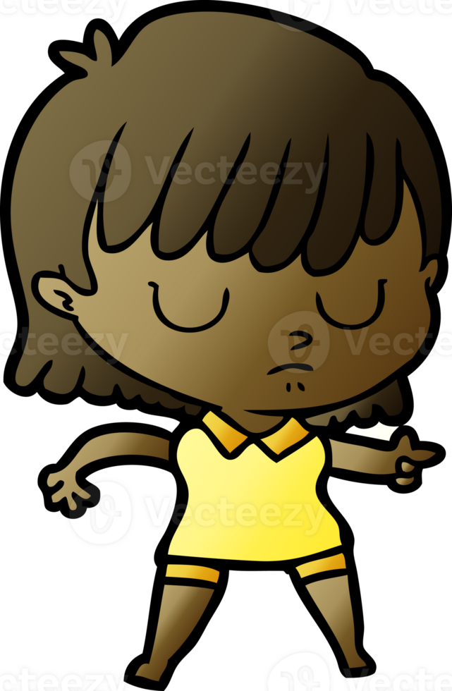 cartoon woman drawing png