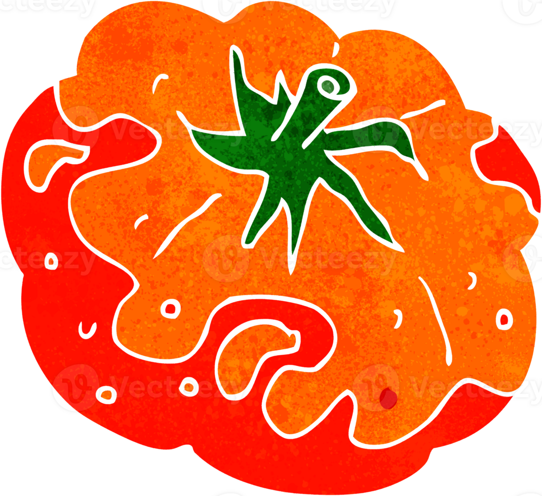 cartoon tomato drawing png