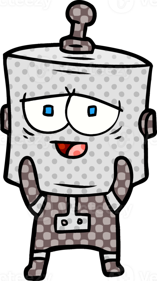 cartoon robot drawing png