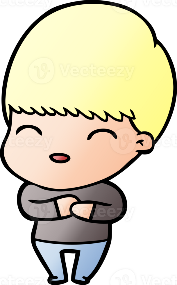 happy cartoon boy png