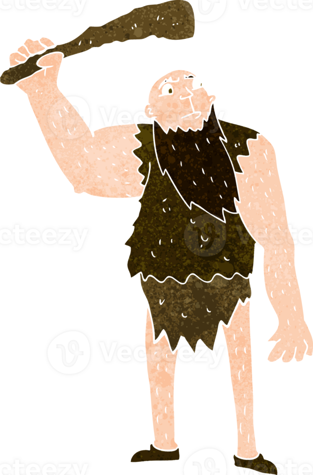 cartoon neanderthal drawing png