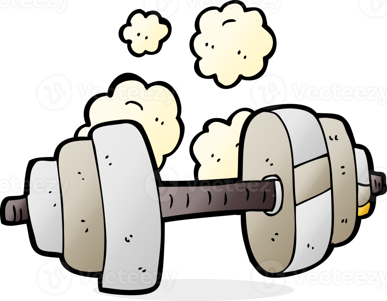 cartoon dumbbell drawing png