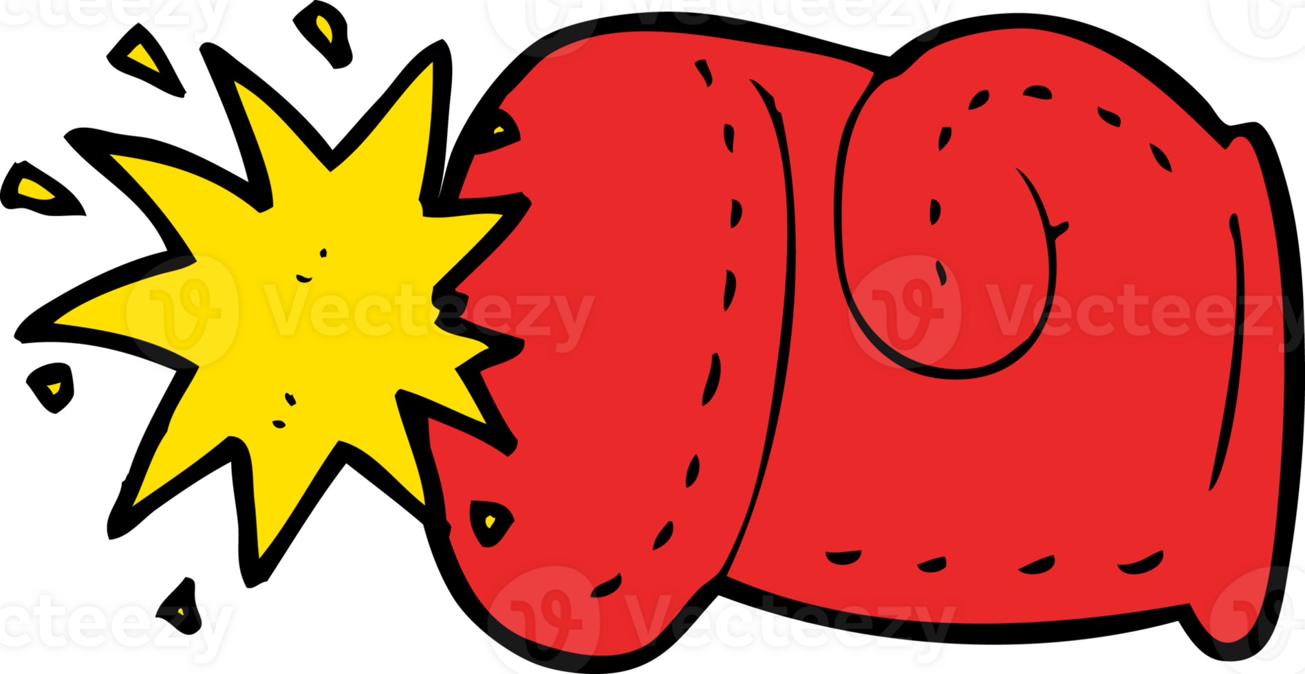 cartoon punch drawing png