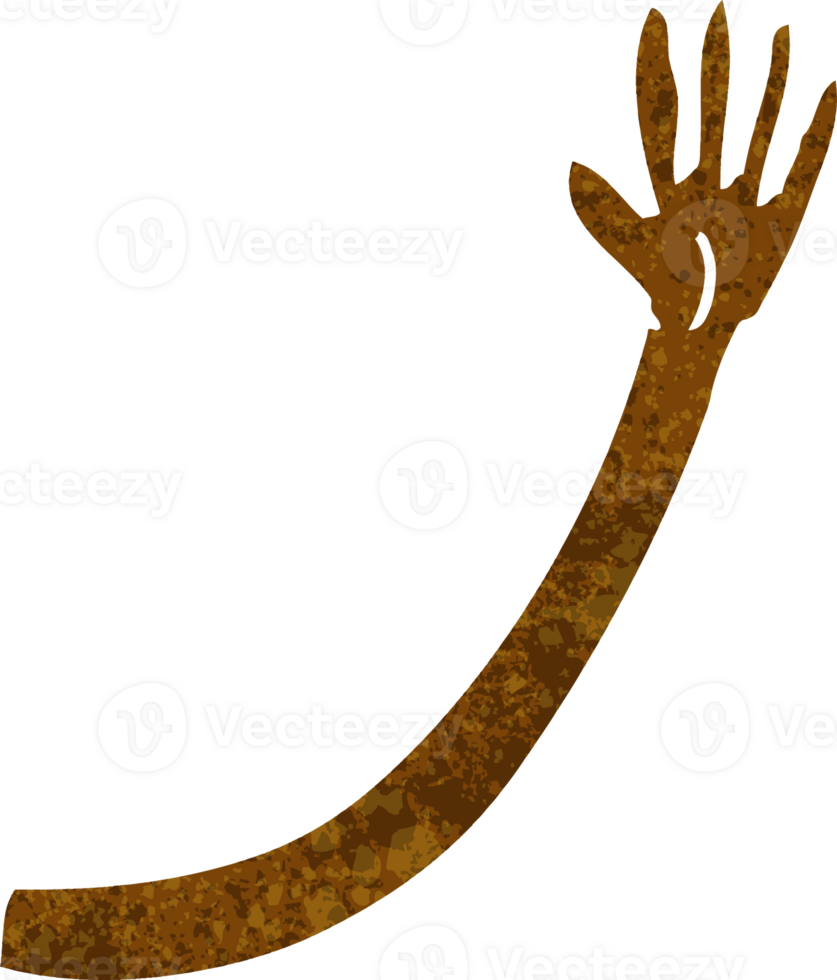 cartoon arm drawing png