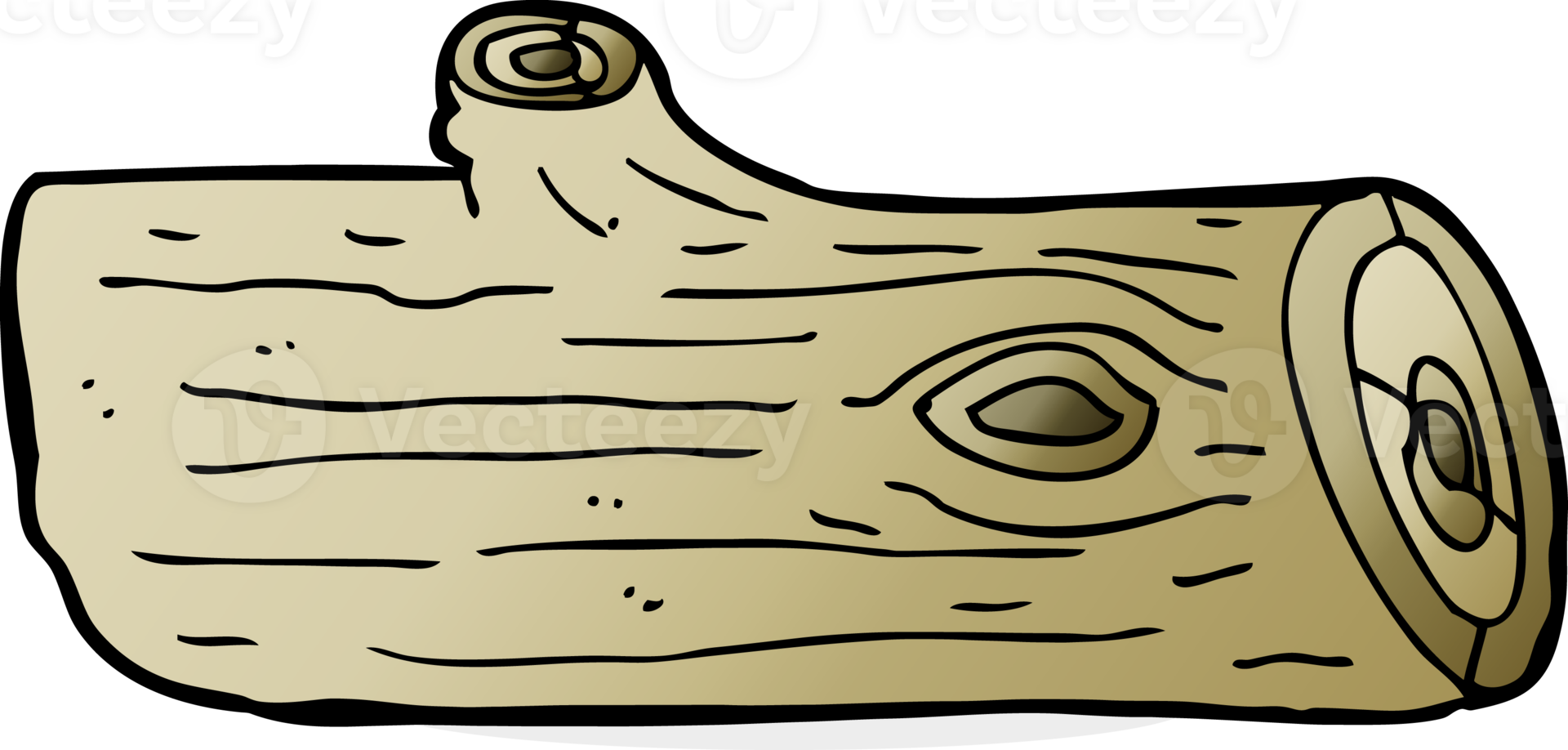 cartoon log drawing png