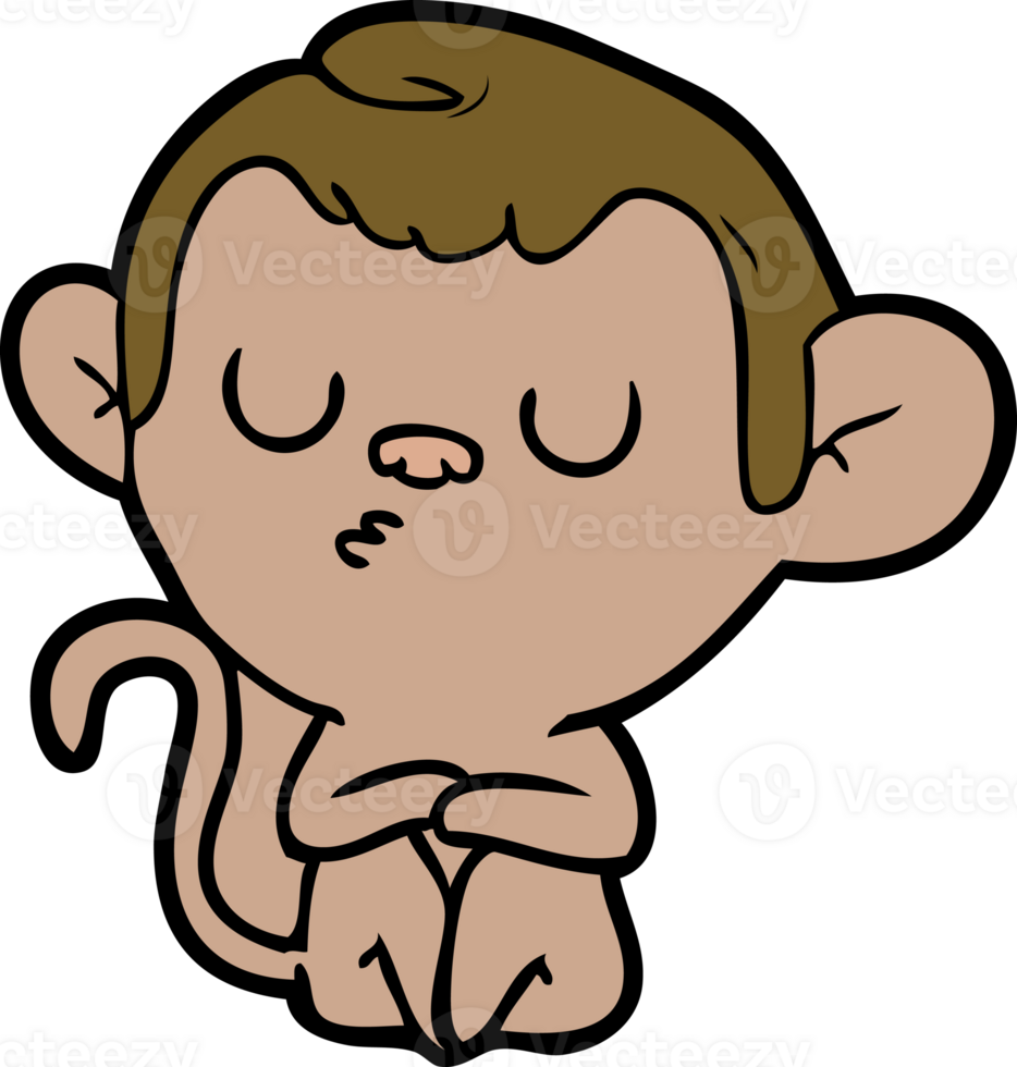 cartoon monkey drawing png