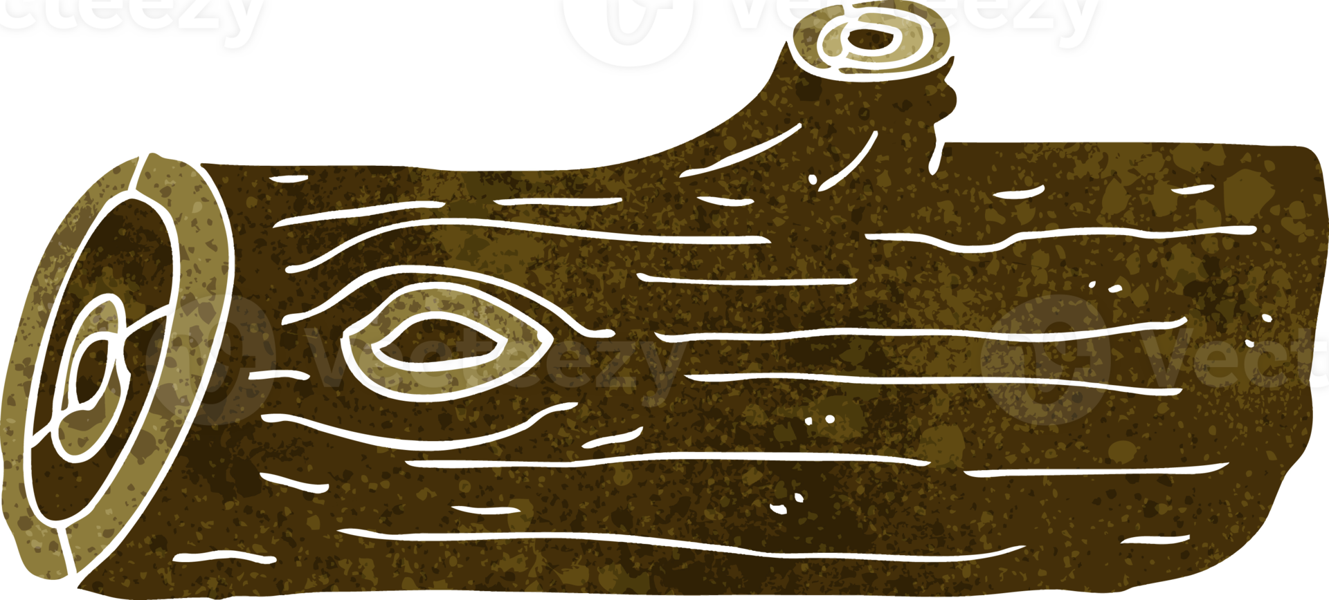 cartoon log drawing png