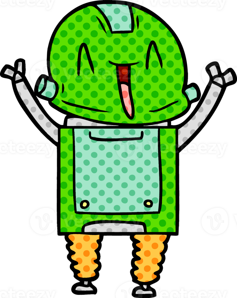 cartoon robot drawing png
