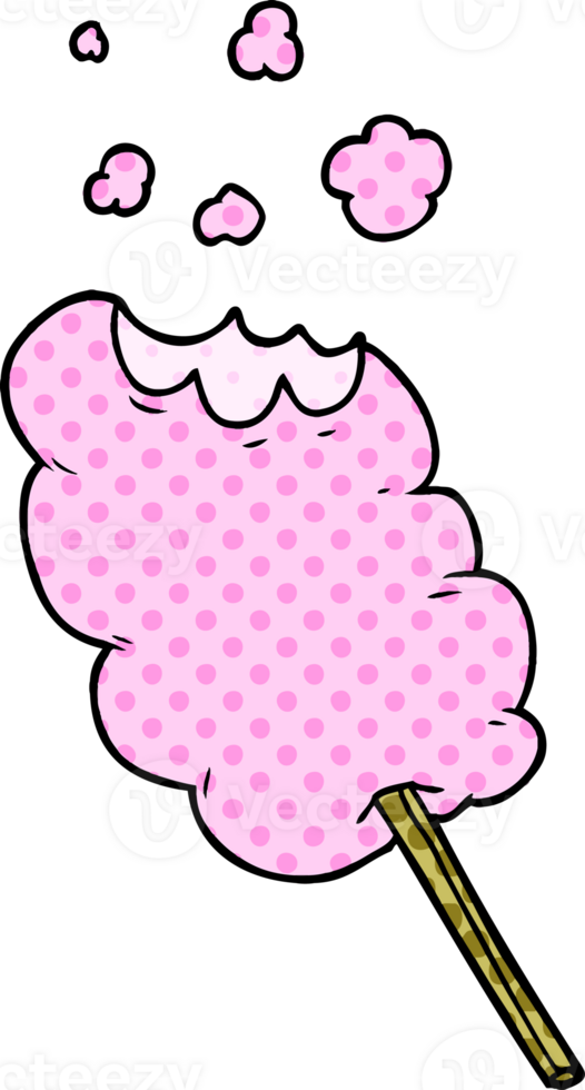 cartoon candy floss drawing png