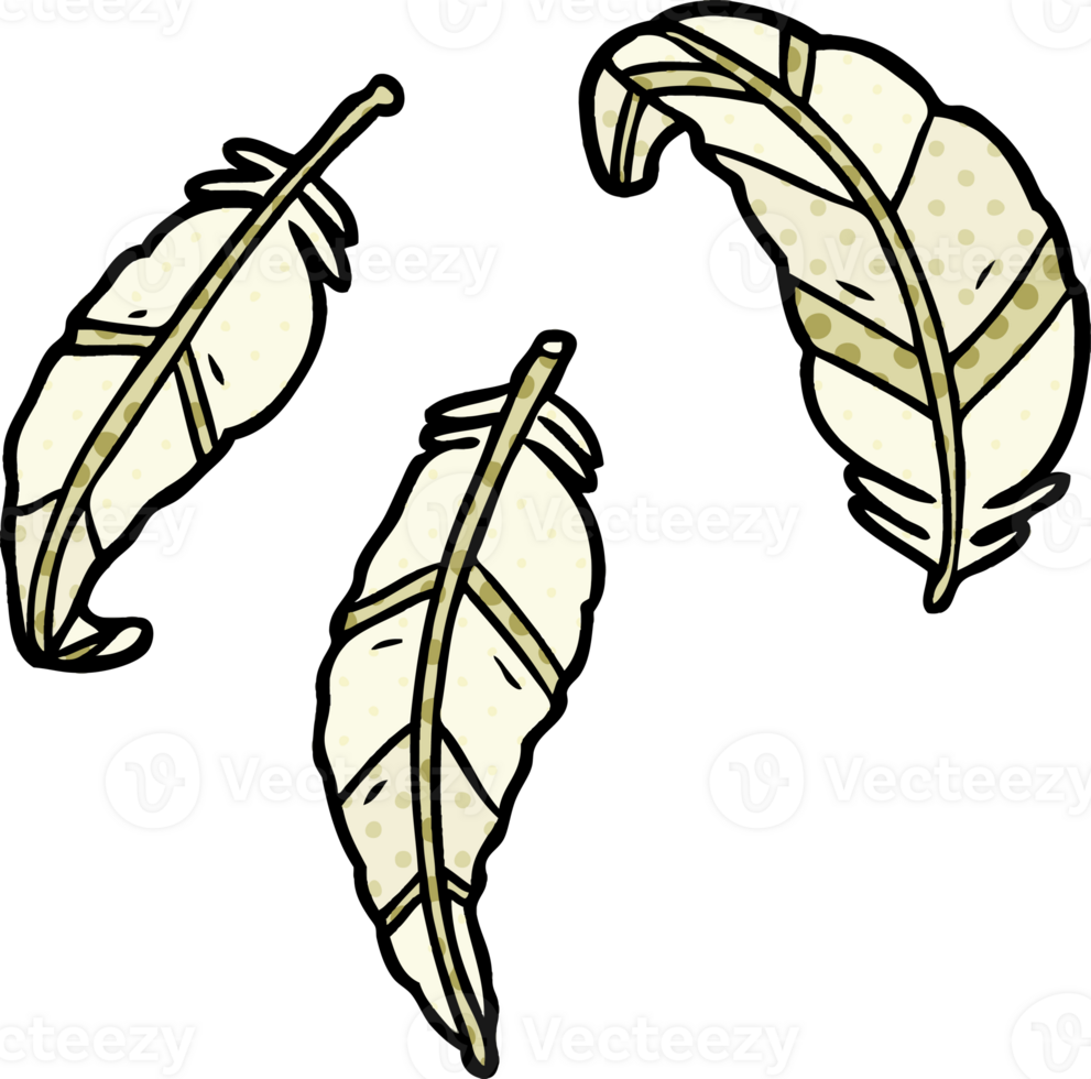 cartoon feathers drawing png