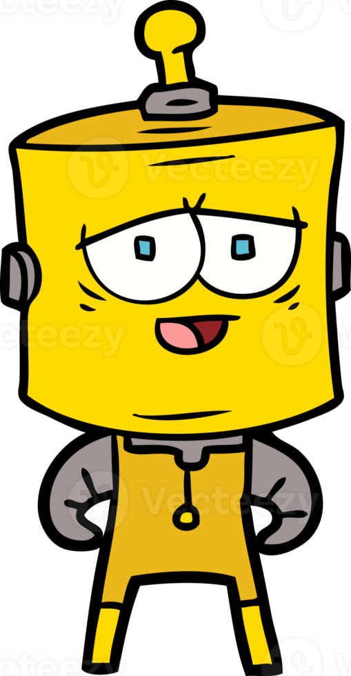 cartoon robot drawing png
