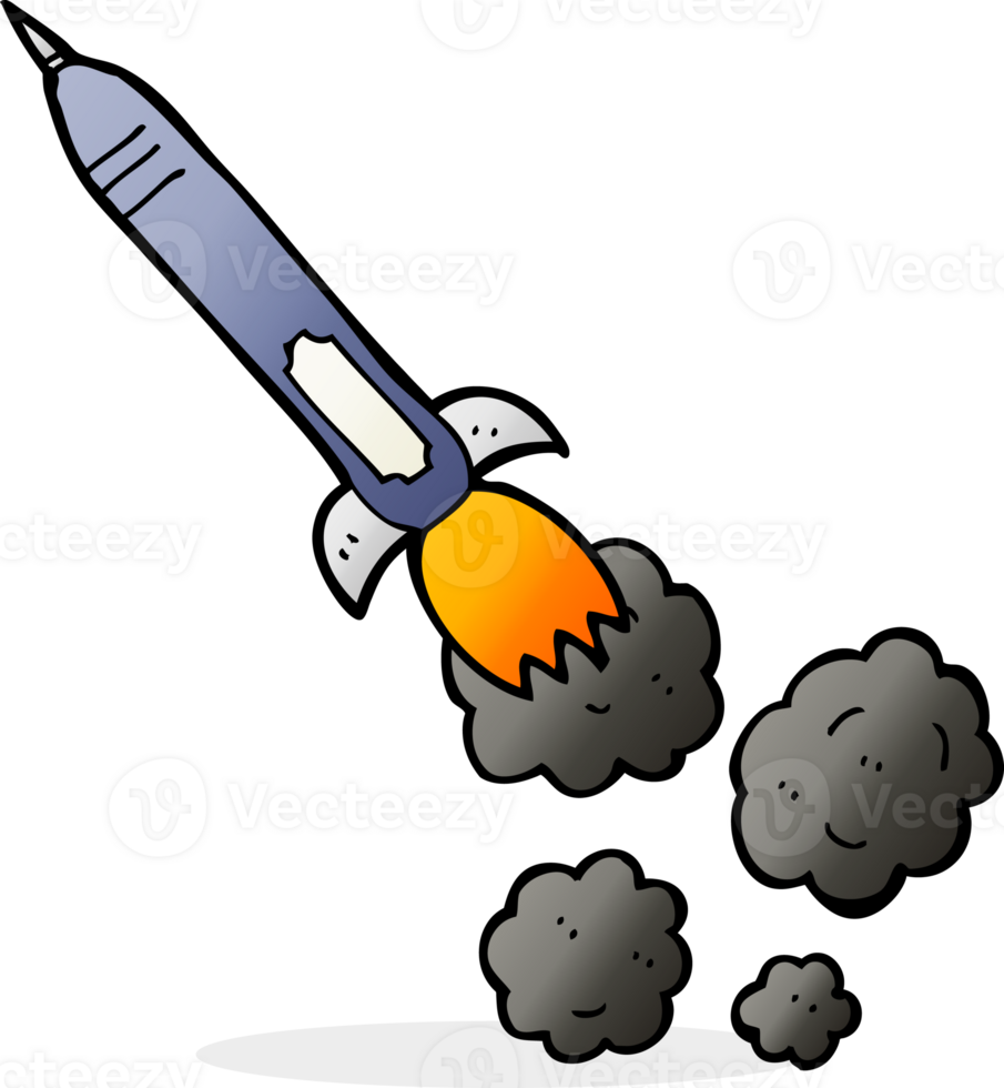 cartoon missile drawing png