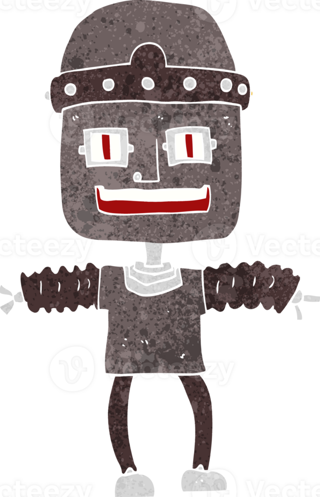 cartoon robot drawing png