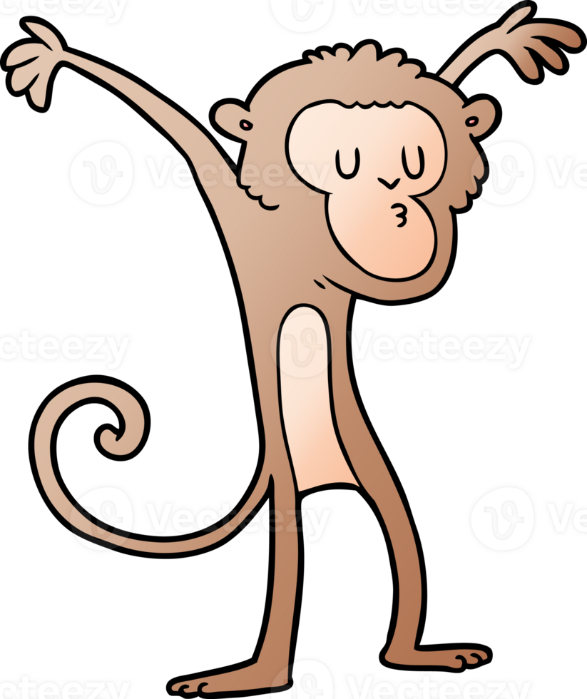 cartoon monkey drawing png