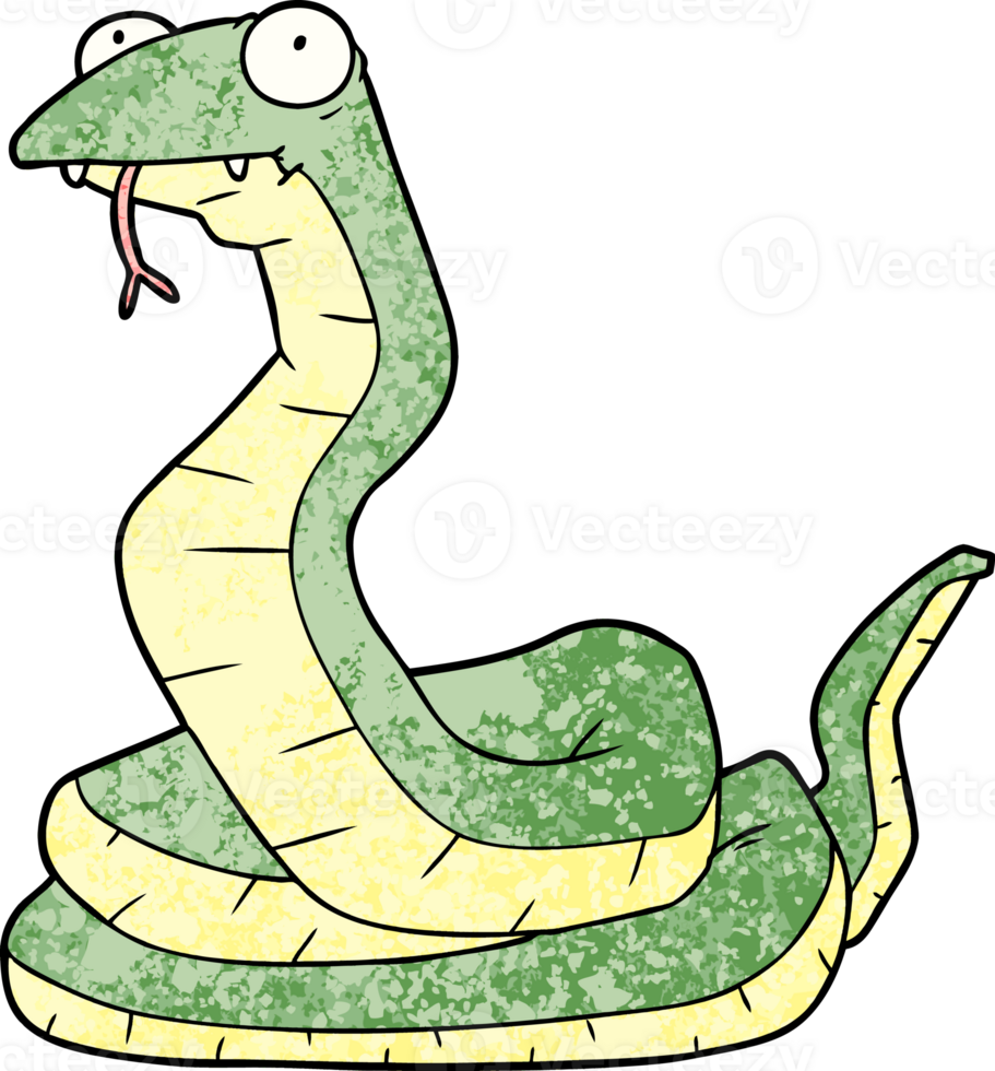 cartoon snake drawing png