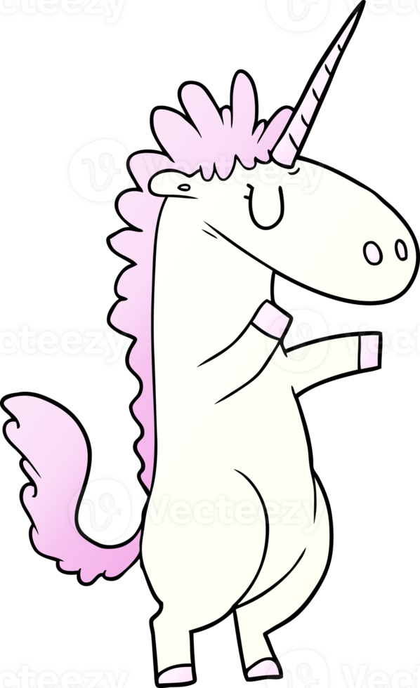 cartoon unicorn drawing png