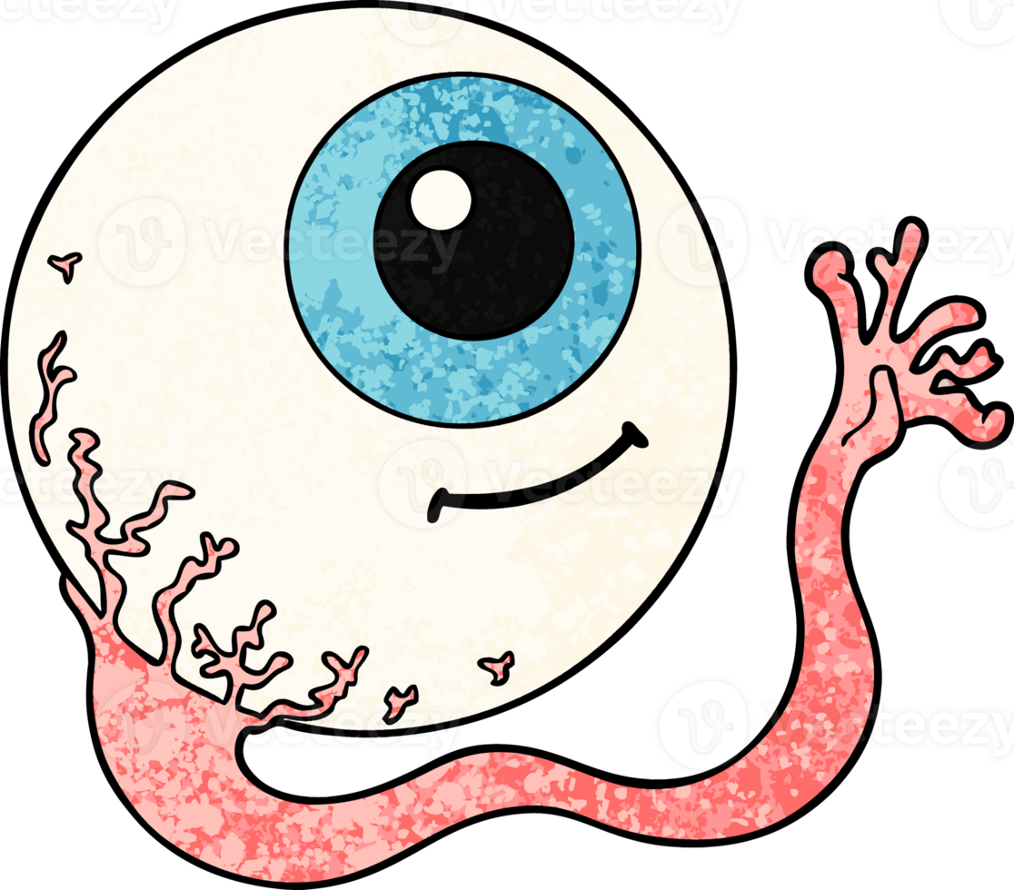 cartoon eyeball drawing png