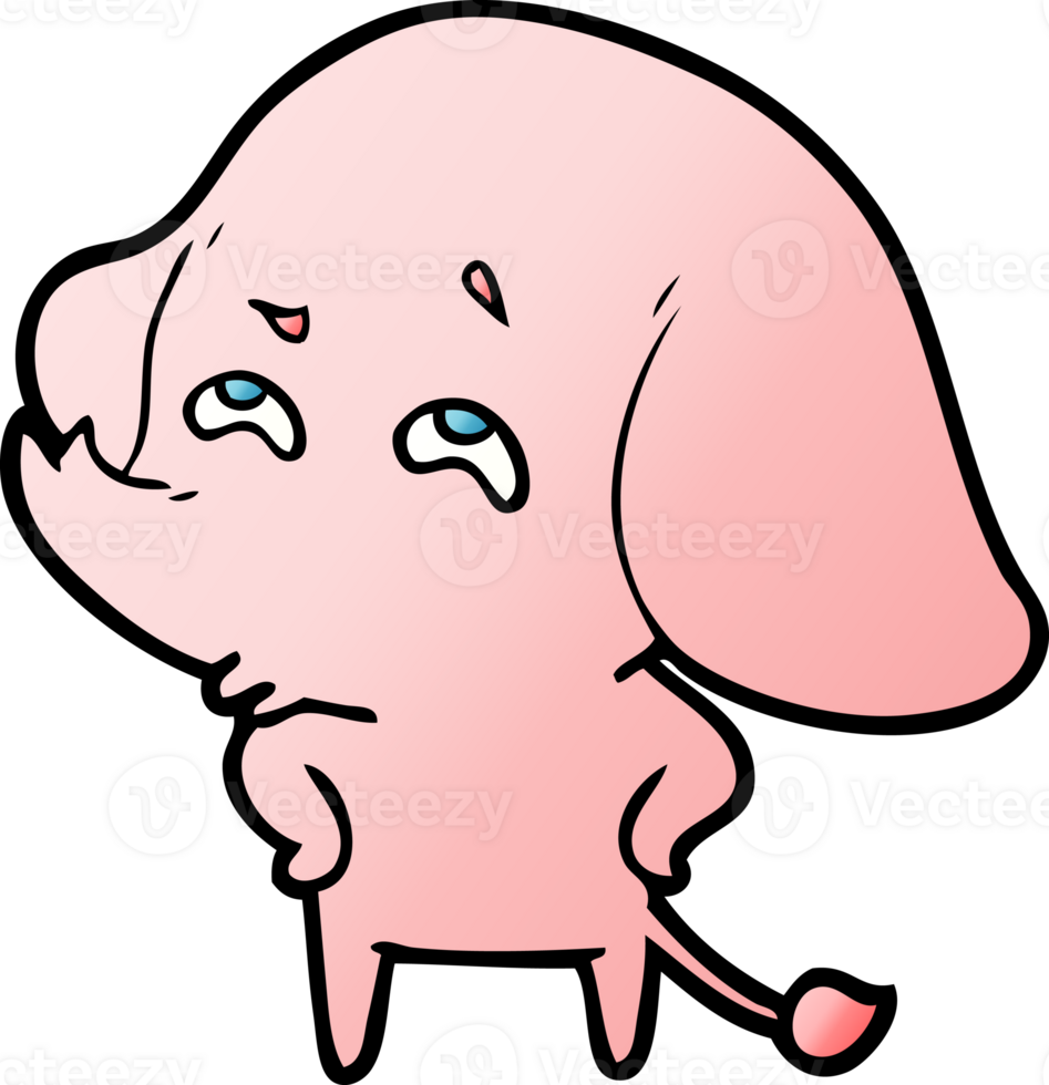 cartoon elephant remembering png