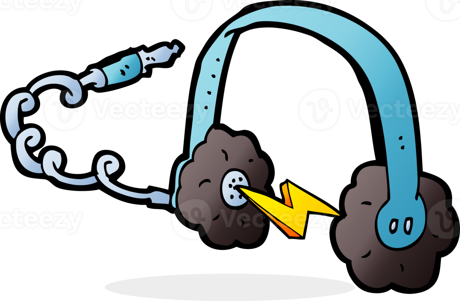 cartoon headphones drawing png