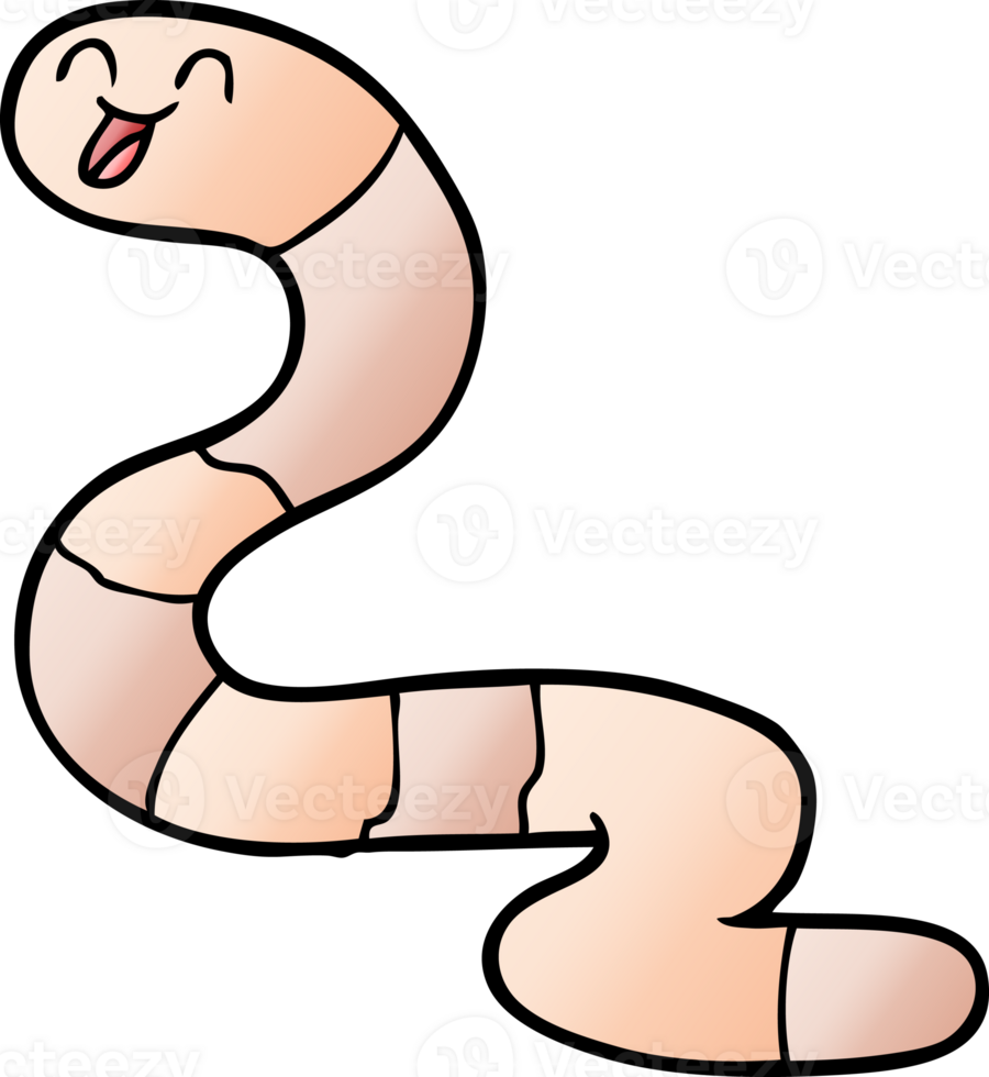 cartoon worm drawing png