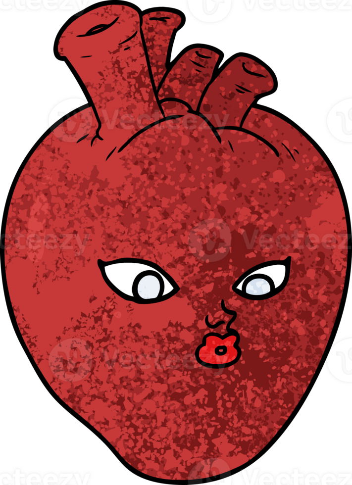 cartoon heart drawing png