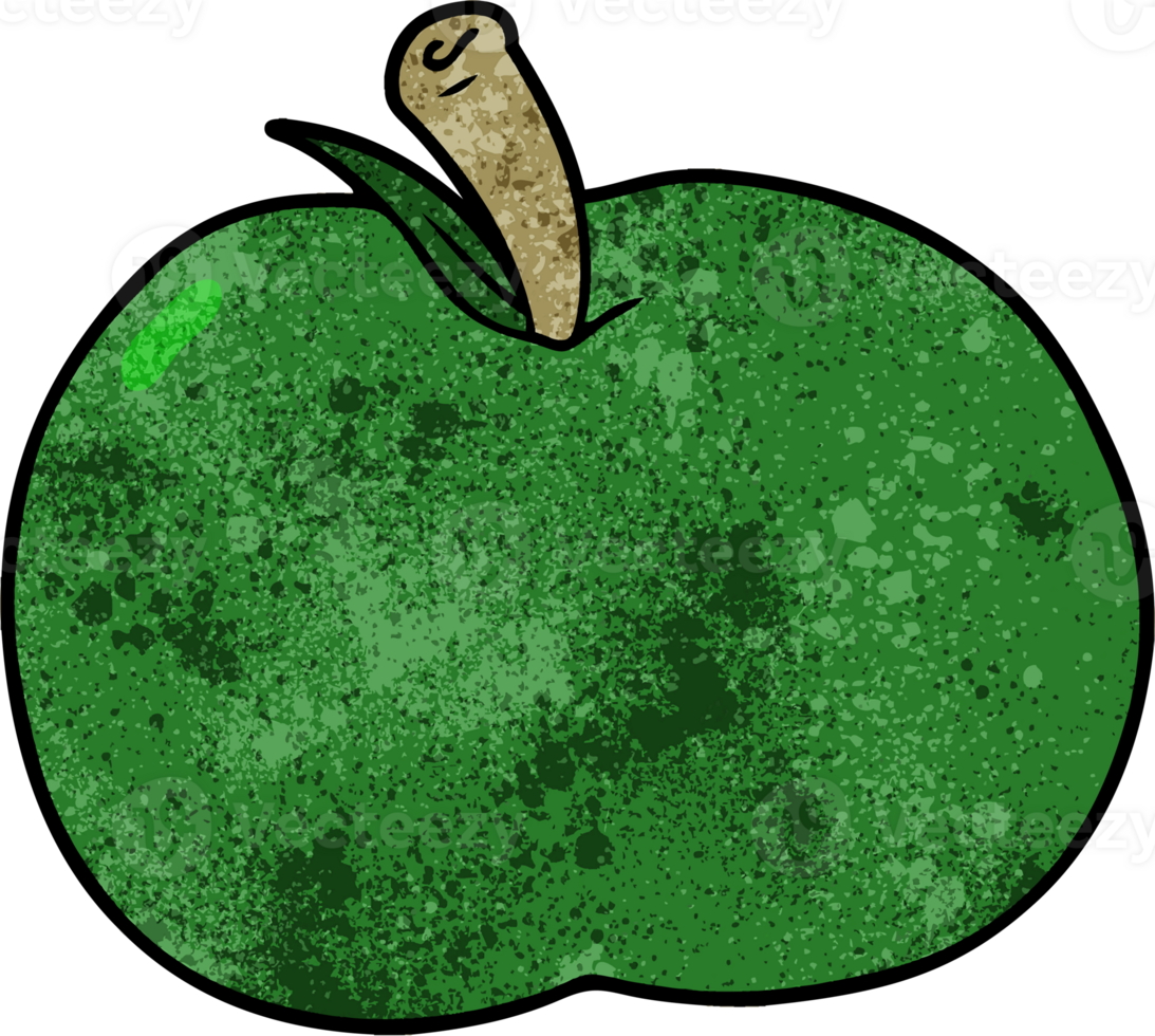 cartoon apple drawing png