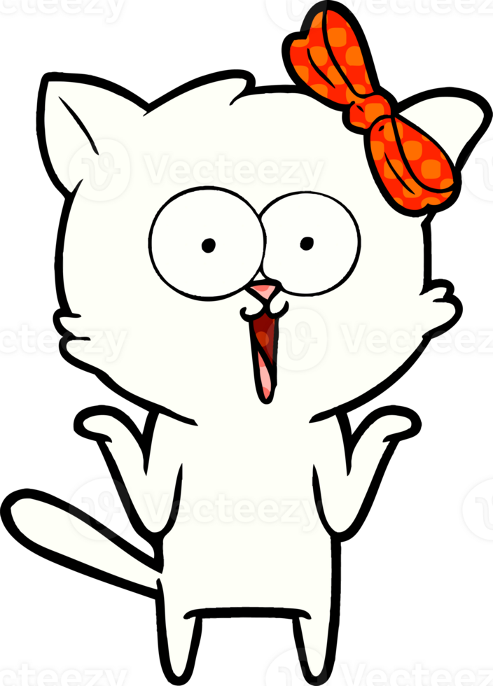 cartoon cat drawing png