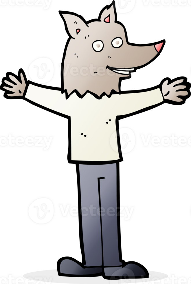 cartoon werewolf drawing png