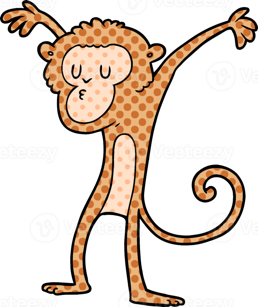 cartoon monkey drawing png