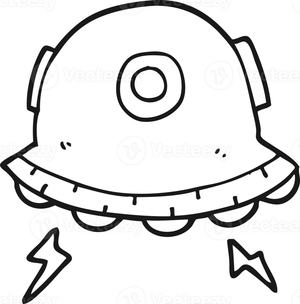cartoon UFO drawing png