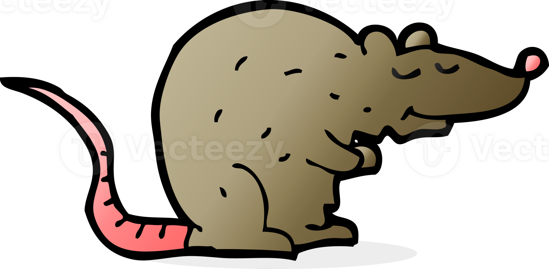cartoon rat drawing png