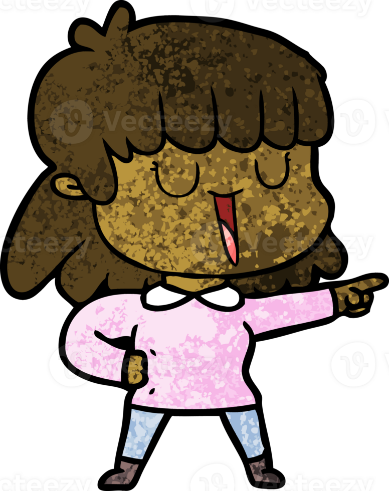 cartoon woman drawing png