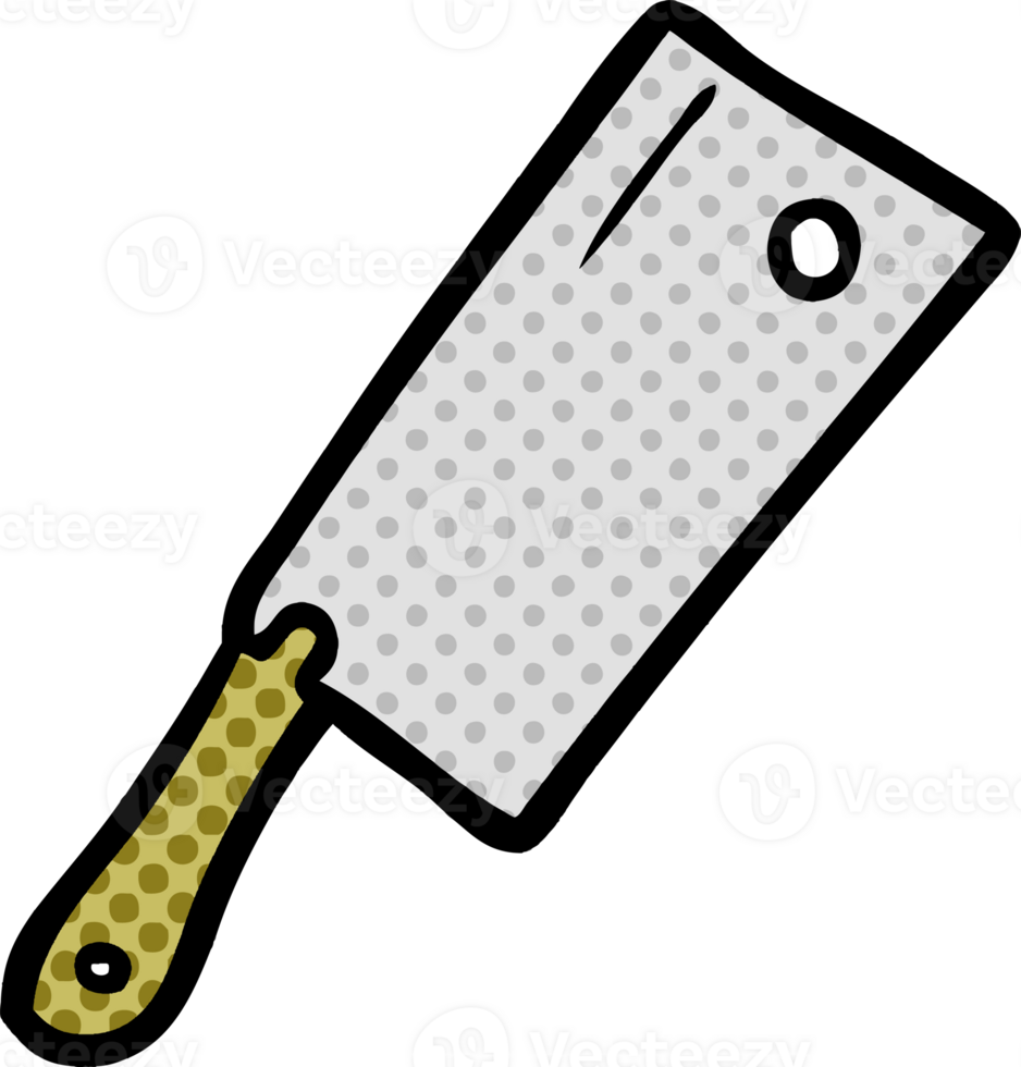 cartoon meat cleaver png