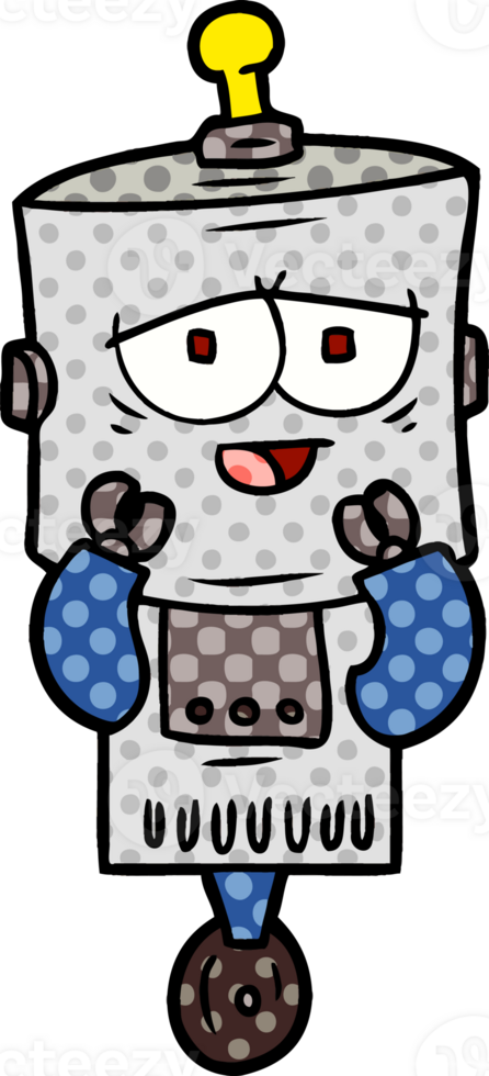 cartoon robot drawing png