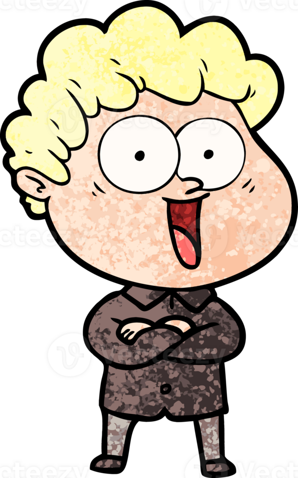 cartoon happy man png
