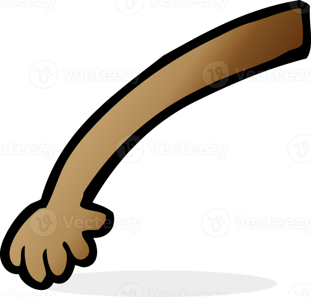 cartoon arm drawing png