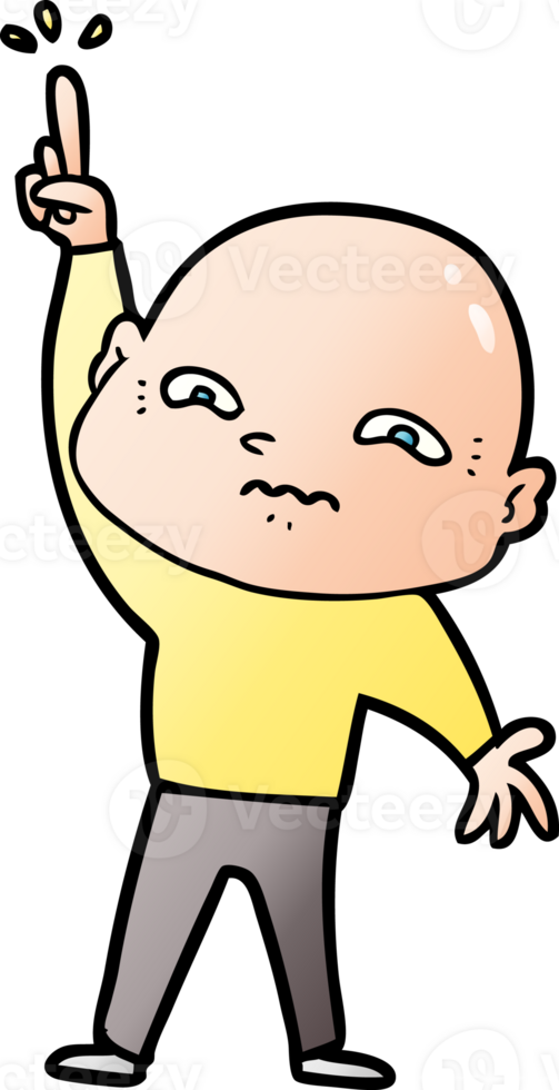 nervous cartoon man asking question png
