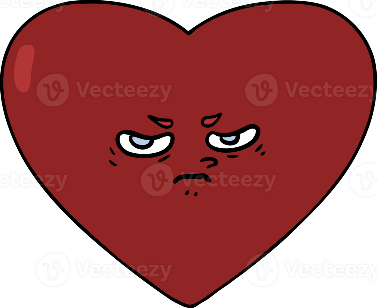cartoon heart drawing png