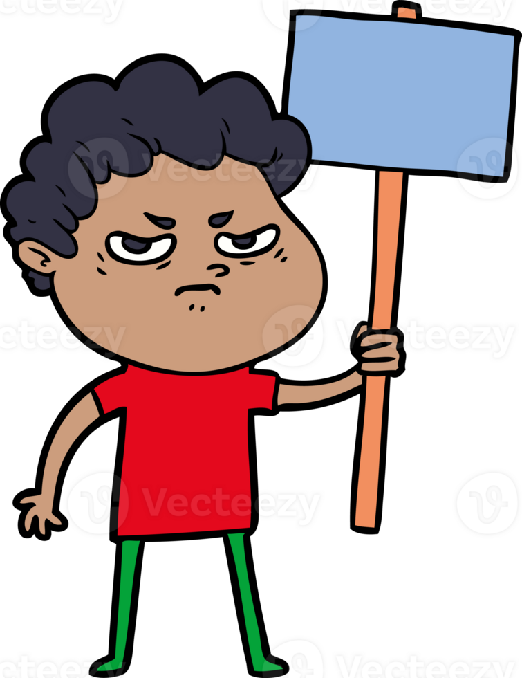 cartoon angry man png