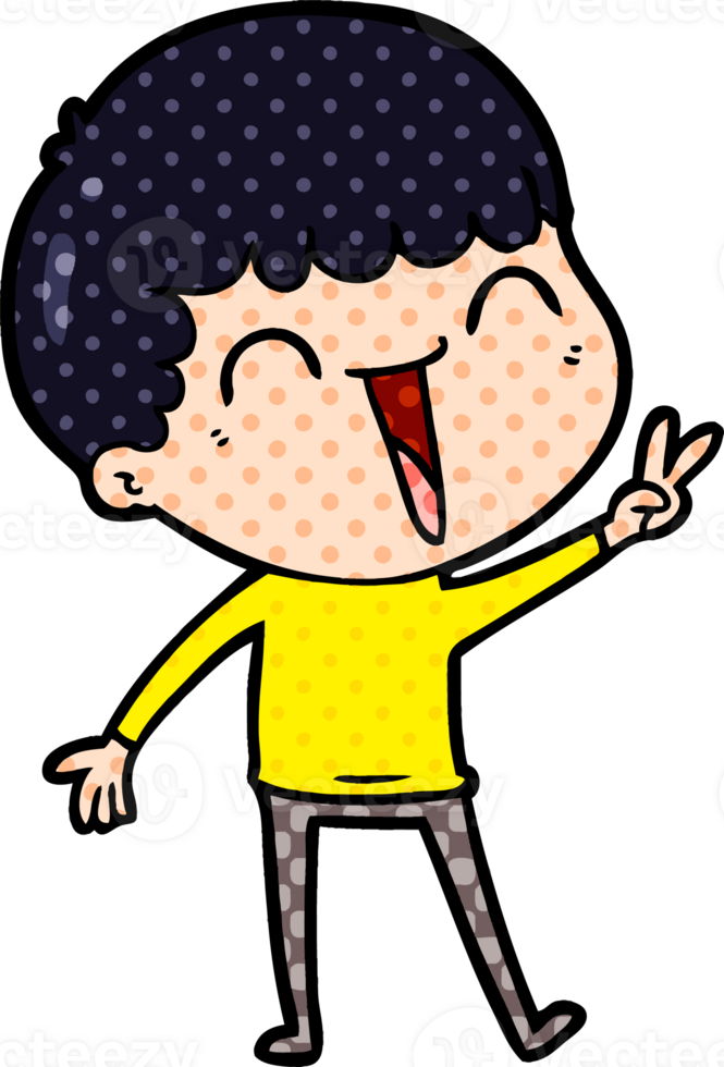 cartoon happy man png