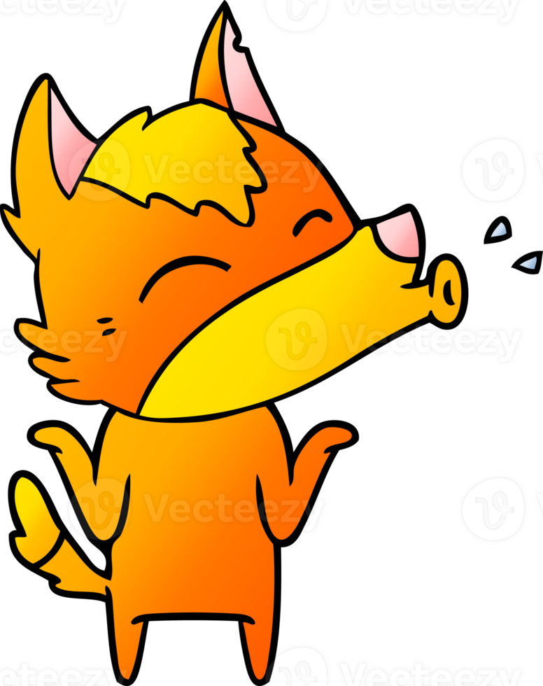 fox cartoon character png