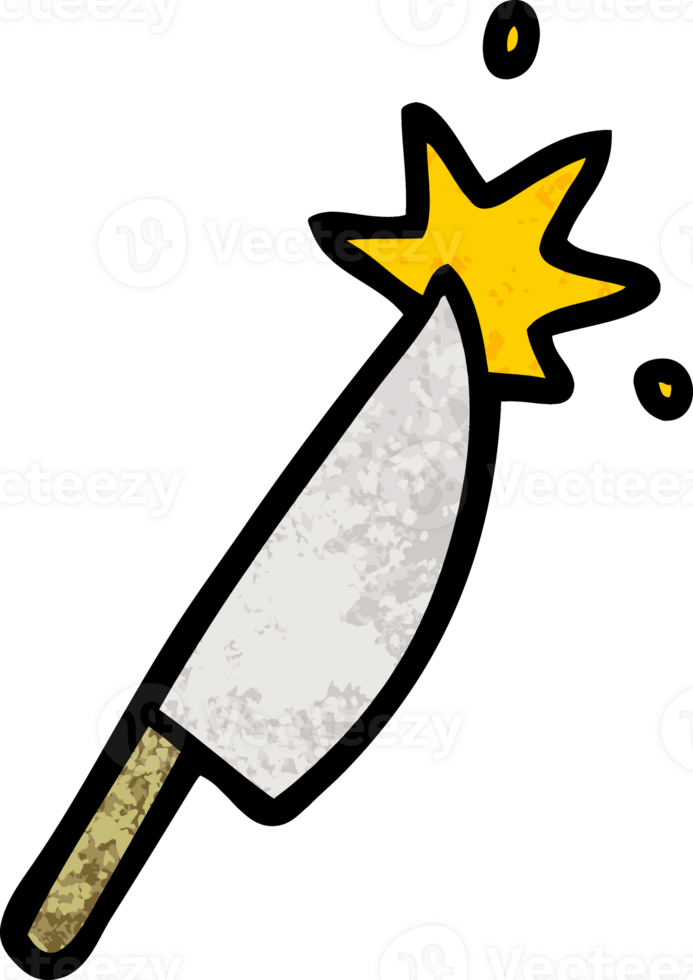cartoon sharp knife png