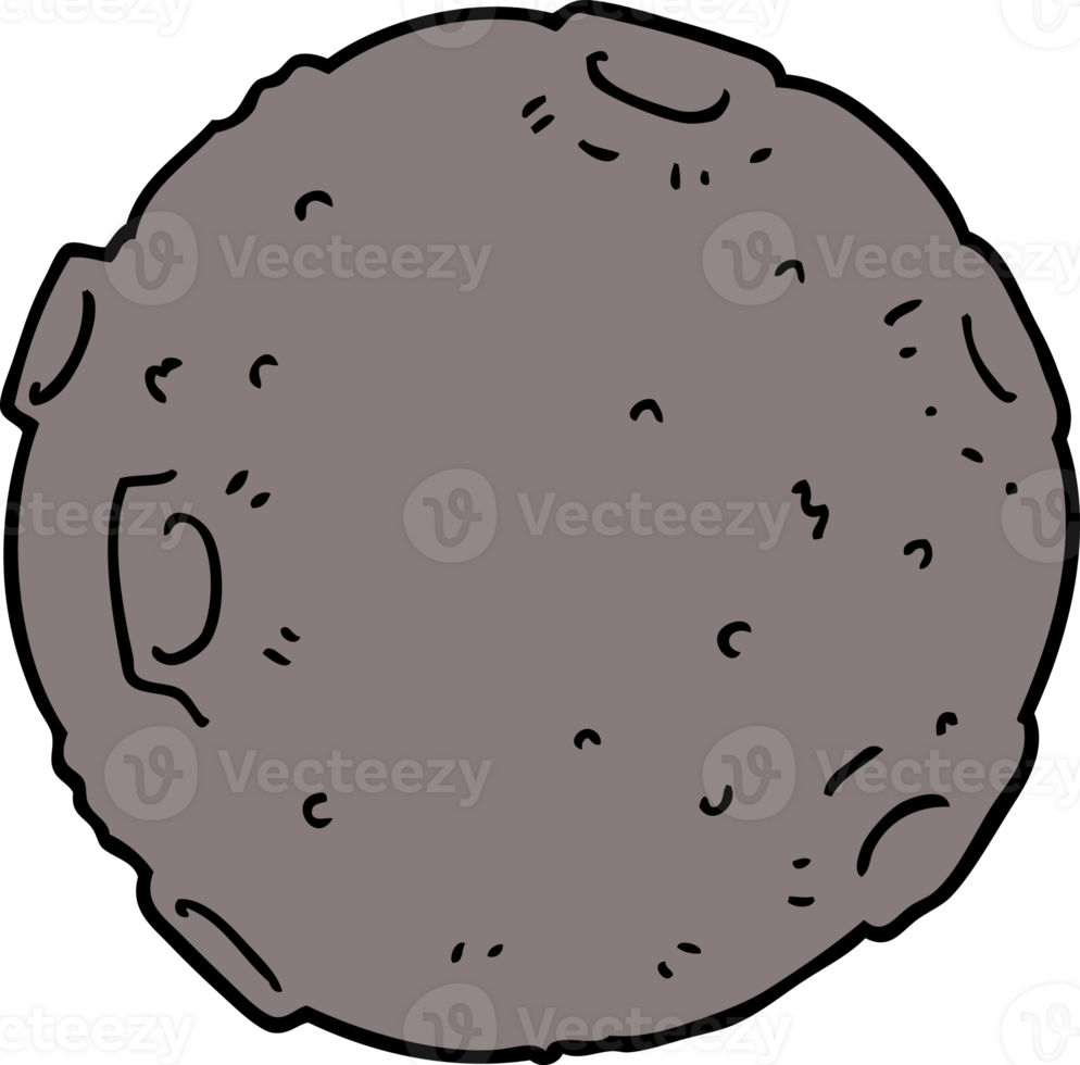 cartoon moon drawing png