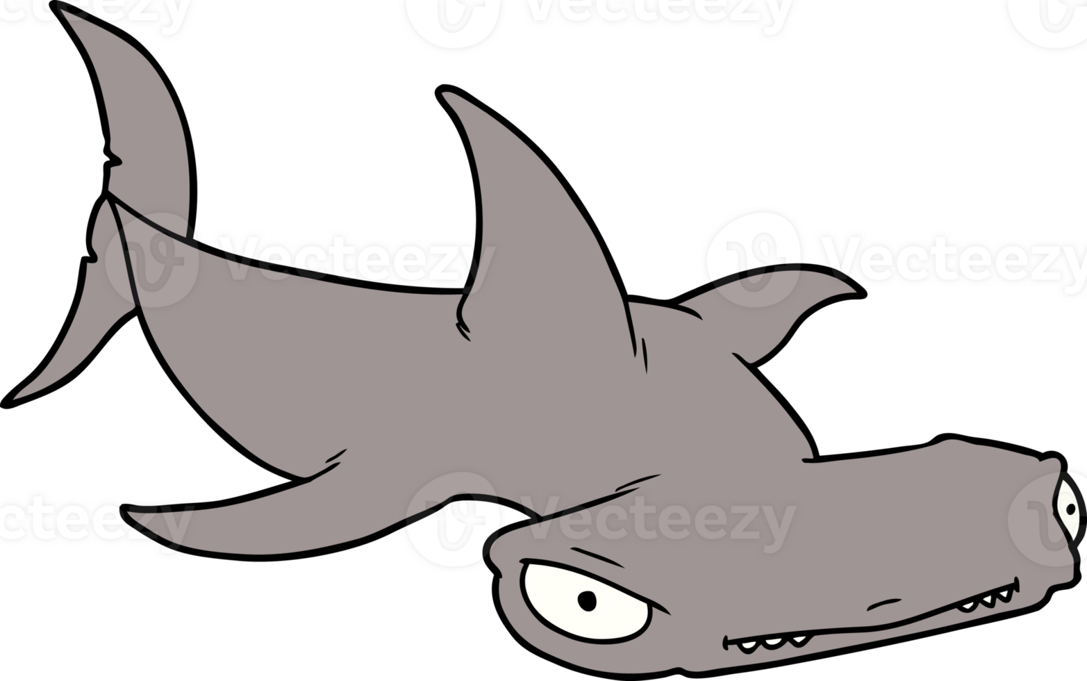 cartoon hammerhead shark png