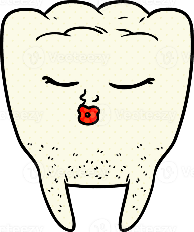 cartoon tooth drawing png