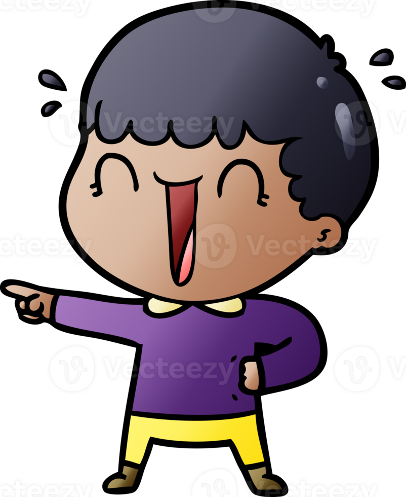laughing cartoon man pointing finger png