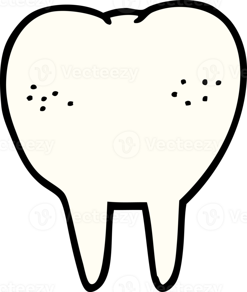 cartoon tooth drawing png