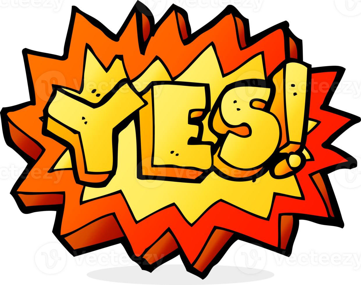 yes cartoon text symbol drawing png