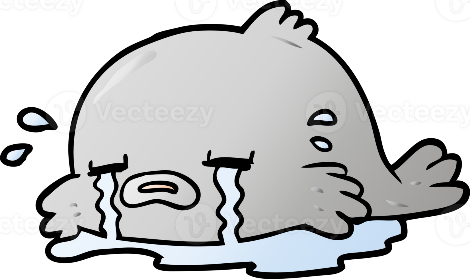 cartoon crying fish png